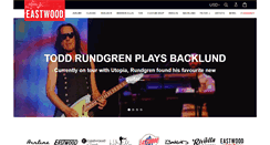 Desktop Screenshot of eastwoodguitars.com